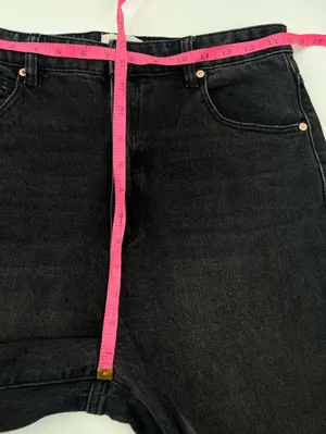 Abrand jeans 94 high and wide jeans Anthropologie black sz 31‎ thumbnail 8