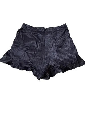 Altar'd State Womens Ruffle Mini Skort Black Size Large thumbnail 3