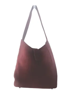 Sundance Leather Hobo Bag Suede Side Beaded Handbag Purse Southwest Boho Western thumbnail 11