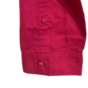 Lacoste Women's Dress Mini Roll Tab Sleeves‎ Belted Waist Button-Up Hot Pink 44 thumbnail 5