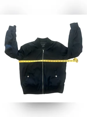 Love Tree Black Women's Bomber Jacket thumbnail 3