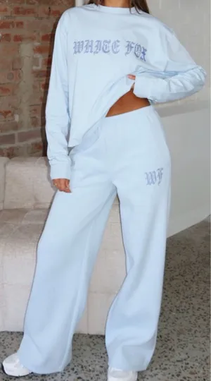 Discontinued white fox sweats thumbnail 1