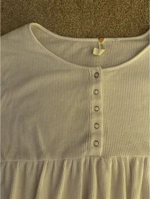 LA Hearts White PacSun Flowy Top thumbnail 2