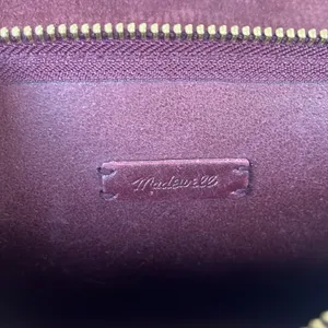 Madewell The Flap Convertible Crossbody Bag in Dark Cabernet thumbnail 7