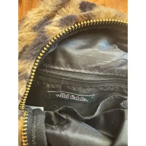 Wild Fable Mini Leopard Backpack Y2k Gold tone with Black Adjustable Straps thumbnail 9