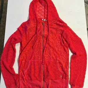 Miss Me full zip sweater hoodie thumbnail 1