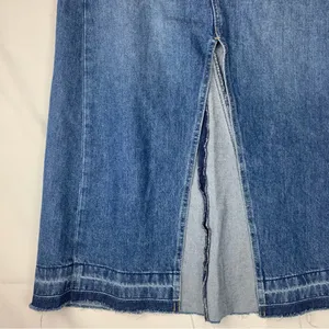 GAP size 26 2 maxi denim skirt womans casual ankle jean preppy mom thumbnail 7