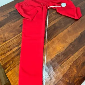 Diane Von Furstenberg Women's Red Dress Pants Size 0‎ Straight Leg thumbnail 6