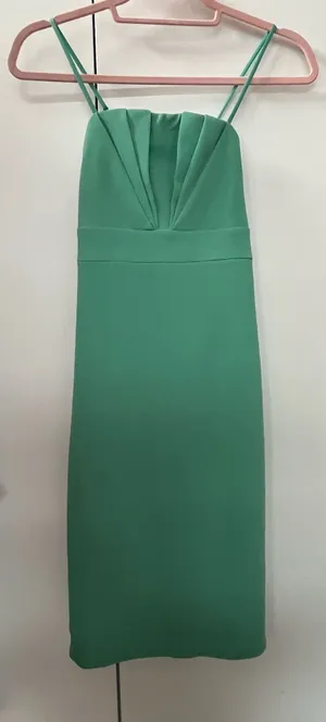 Olia Lulus Cocktail Dress Green Size M thumbnail 1