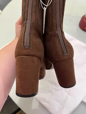NEW Altar’d State Brown Suede Heeled Booties Size 9 NWT thumbnail 8