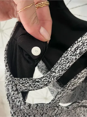 Lululemon Strappy Back Crackle Print Bra thumbnail 3