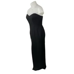 NEW Showpo Oriella Panelled Thigh Split Strapless Bandeau Maxi Bodycon Dress 14 thumbnail 3