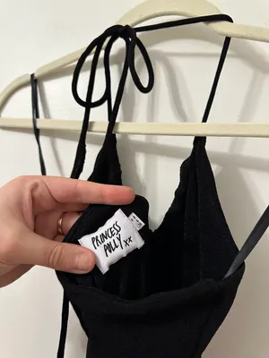 Princess Polly Pazia Halter Mini Dress Black thumbnail 13