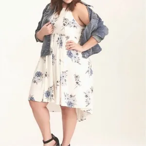 Torrid High Low Challis Floral Dress NWT 1 thumbnail 4