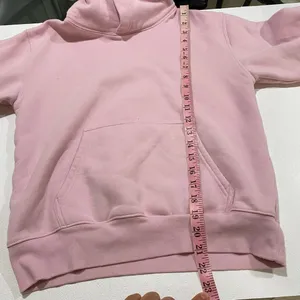 Aritzia Sweatfleece Perfect Hoodie XS Pink Oversized Pullover Cozy thumbnail 6