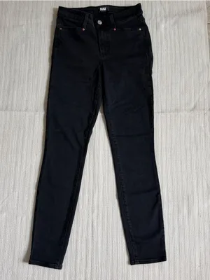Paige Hoxton Ankle Jeans in Magical Night Black Skinny Jeans Size 26 thumbnail 3