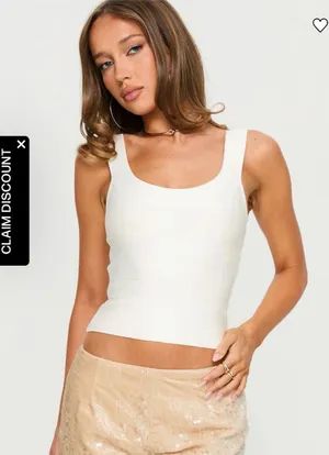 Princess Polly NWT Bandage Top thumbnail 1