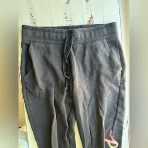 PINK - Victoria's Secret black lounge pant joggers thumbnail 5