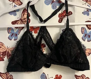 Aerie Lace triangle bralette thumbnail 1