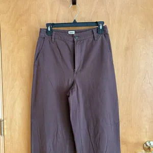 Aritzia Sunday Best Pants Womens Size 4 Brown Cotton High Waisted‎ Chinos Jaden thumbnail 3