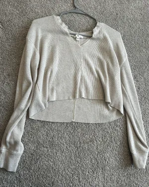 Urban Outfitters Beige fall top thumbnail 1