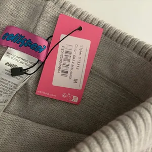 NWT! Edikted Gray Knit Flare Pants thumbnail 7