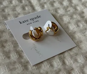 Kate Spade Gold Heart Earrings thumbnail 1