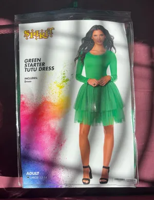 Spirit Halloween Green Starter Tutu Dress thumbnail 1