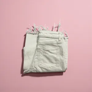H & M Women's Wide Leg Crop‎ Jeans Cream Distressed Raw Hem Size 2 thumbnail 5