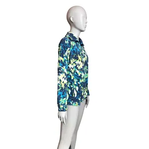 Columbia Blue, Yellow and White Patterned Pullover thumbnail 3