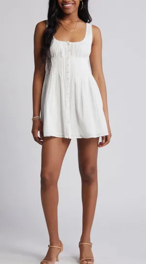 Nordstrom White Dress Mini thumbnail 1