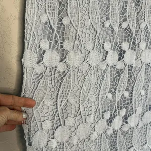 Club Monaco Powder Blue Crochet Lace Mini Dress Resortwear Vacation Coquette thumbnail 3