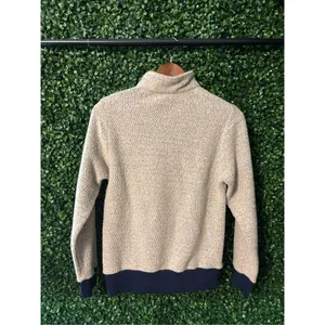 Patagonia Woolyester Fleece 1/4 Zip Jacket Womens Small Oatmeal Beige Wool Poly thumbnail 2