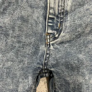 Free People 25 Skinny Jeans Light Acid Wash Fringe Hem Distressed OB661483 Boho thumbnail 6
