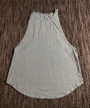 Lululemon High Neck Halter Tank Blue Size 8 thumbnail 1