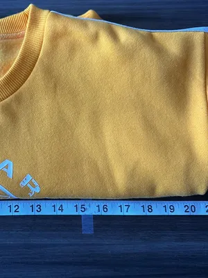 NWOT Gymshark Legacy Fitness Cropped Yellow Crewneck Sweatshirt Size Medium thumbnail 8