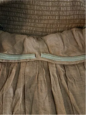 Wishlist Apparel Falling In Love Tie-Front Tiered Camel Maxi Dress Size S thumbnail 11