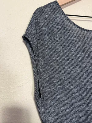 Rag & Bone Gray Twist Back Top Size Small thumbnail 4