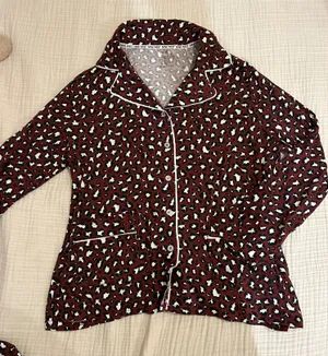 Nine West Cheetah Print Pajama Set thumbnail 1