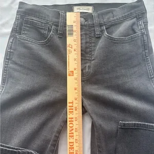 Madewell Roadtripper‎ Stovepipe Jeans Faded Black Straight Leg 26P Petite thumbnail 10