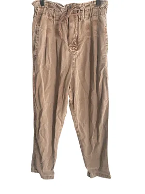 Free People Margate Pleated Paperbag Trouser Pants thumbnail 3