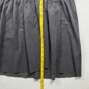 Wilfred Free Aritzia Gray Mini Skirt Size Large Elastic Waist Draped Skirt thumbnail 8