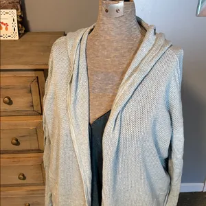 Lululemon Still Movement Wrap Light Seafoam Green Hooded Cardigan Sweater thumbnail 3