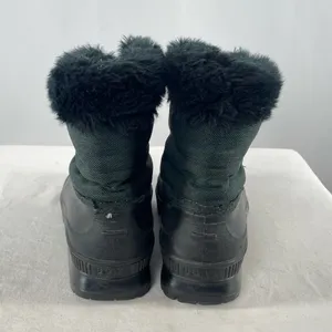 Sorel Woman’s Fabric Rubber Duck Boots in Black Size 8‎ thumbnail 6