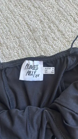 Princess Polly Black Mini Dress thumbnail 3