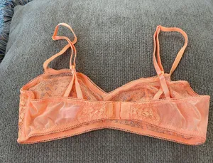 Orange Lace Bralette thumbnail 4