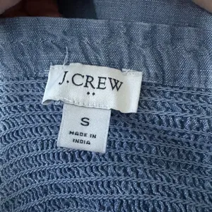 NWT J. Crew Chambray Smocked Tiered Cotton Sun Dress Sz S thumbnail 8