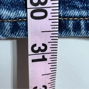 Madewell 90s Straight Leg Jeans‎ High Rise Button Fly Blue Denim Size 24 thumbnail 7