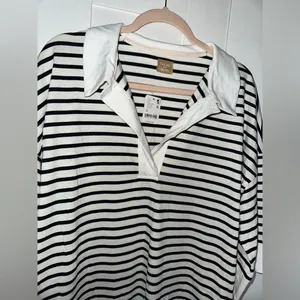 NWT FREE PEOPLE Jackson Rugby Midi Dress - Ivory Combo $98 MSRP thumbnail 6