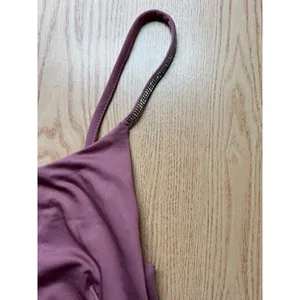 New Womens Iris Strapless Dress w/Diamonds 💎 Straps Mauve Dusty Rose Size Large thumbnail 5